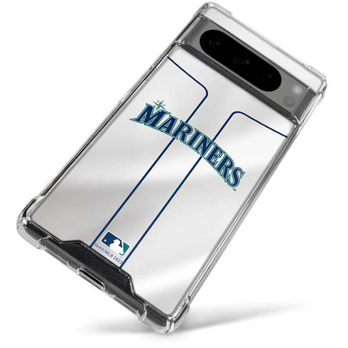 MLB Seattle Mariners Home Jersey Google Pixel 8 Pro Clear Case